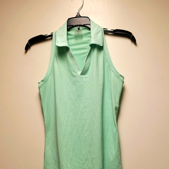 Calia Womens Green Collar Tank - Picture 3 of 8